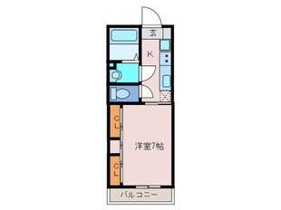 ＦＥＲＩＯ若松の物件間取画像